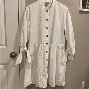 White Asos dress, size US 6, NEW